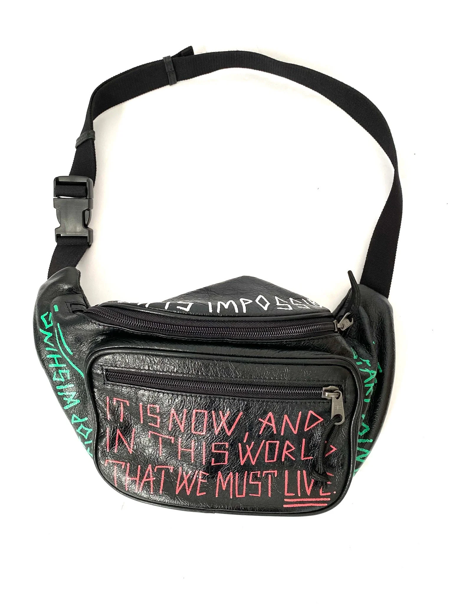 Balenciaga graffiti 2025 fanny pack